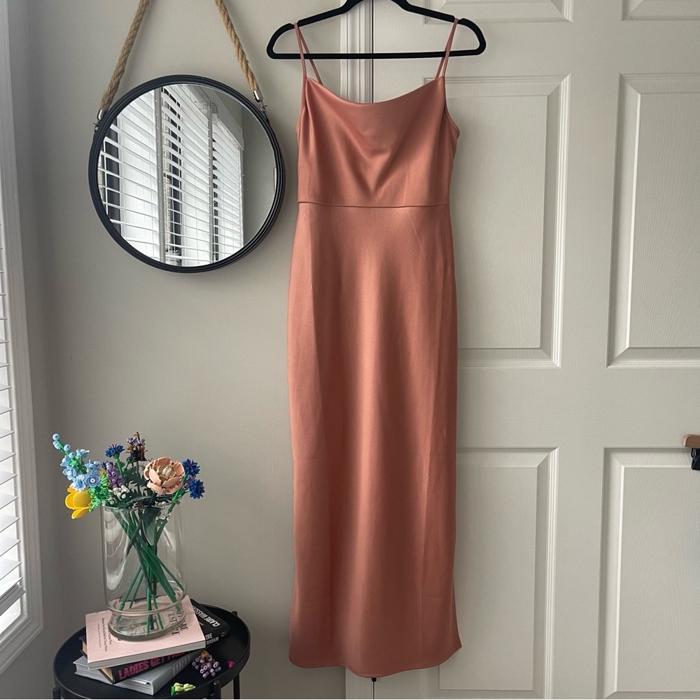 Sachin + Babi Cali Satin Midi Dress - Picture 3 of 12
